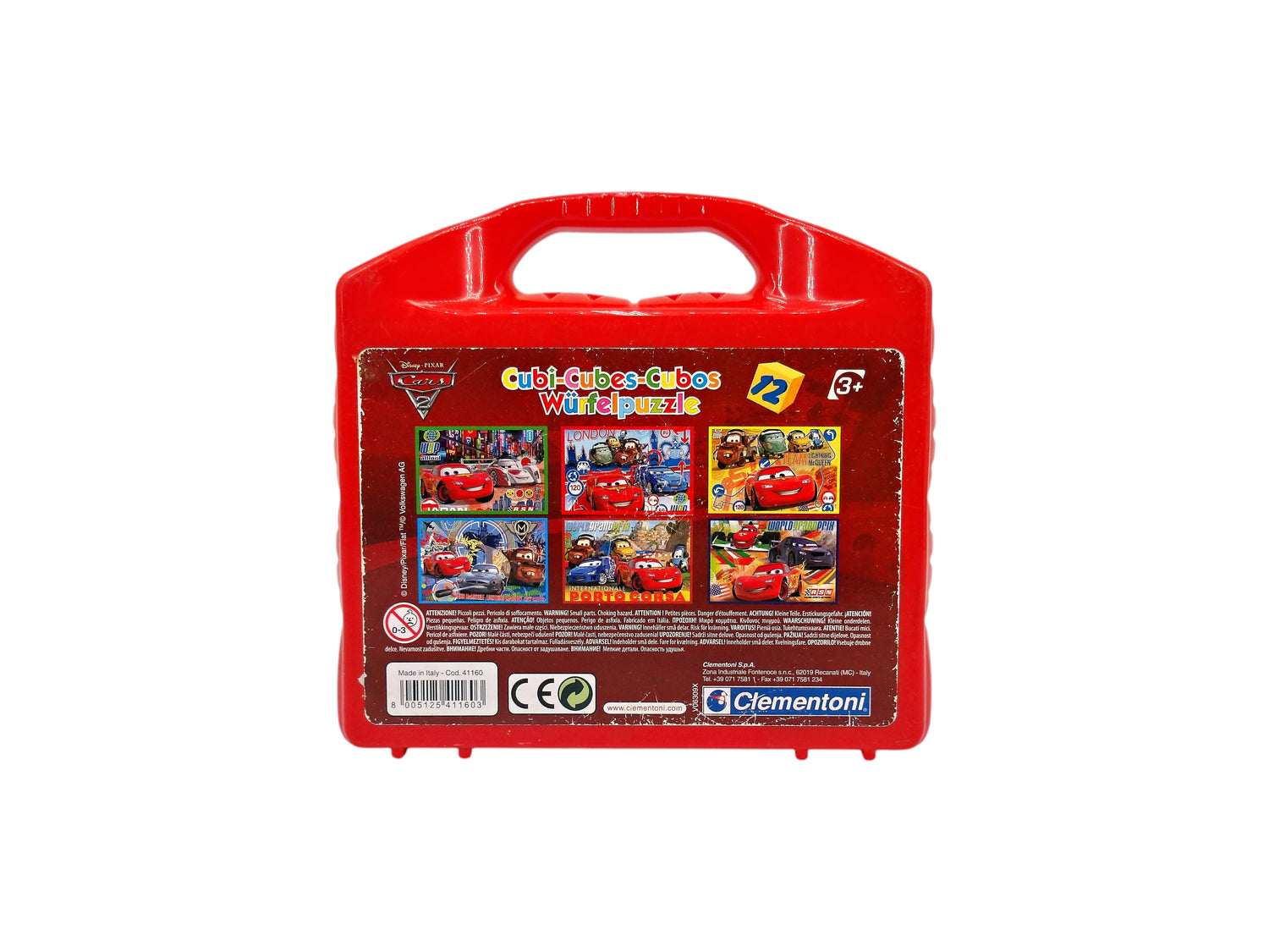 Valisette puzzles cubes - Cars 2