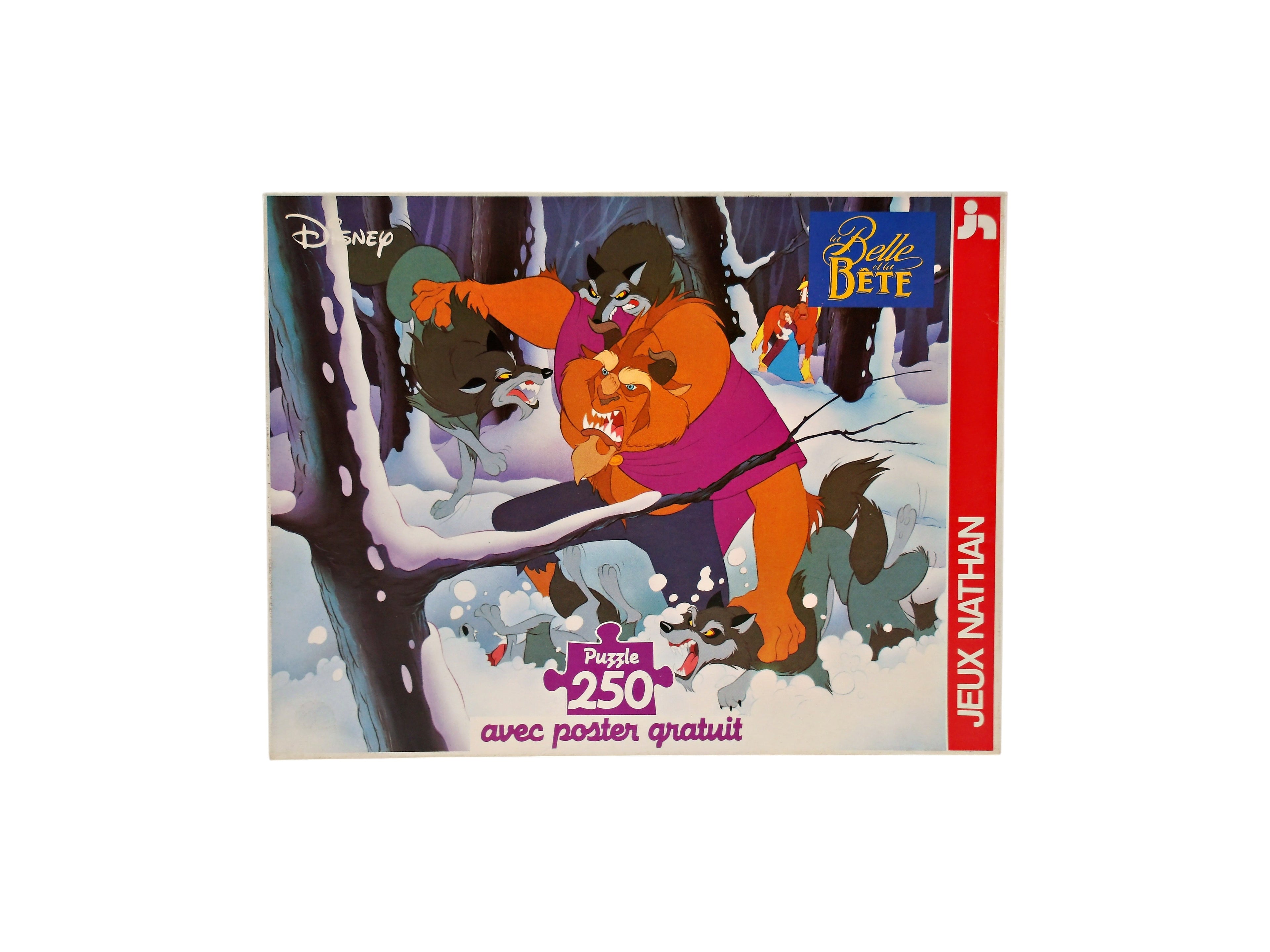 Puzzle - La belle et la bête -  250 pièces- Édition 1995