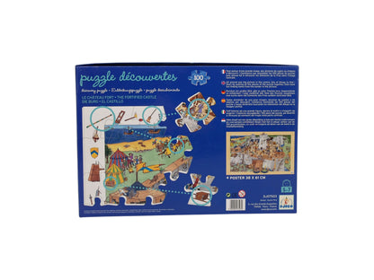Puzzle découvertes - Le château fort - 100 pièces 