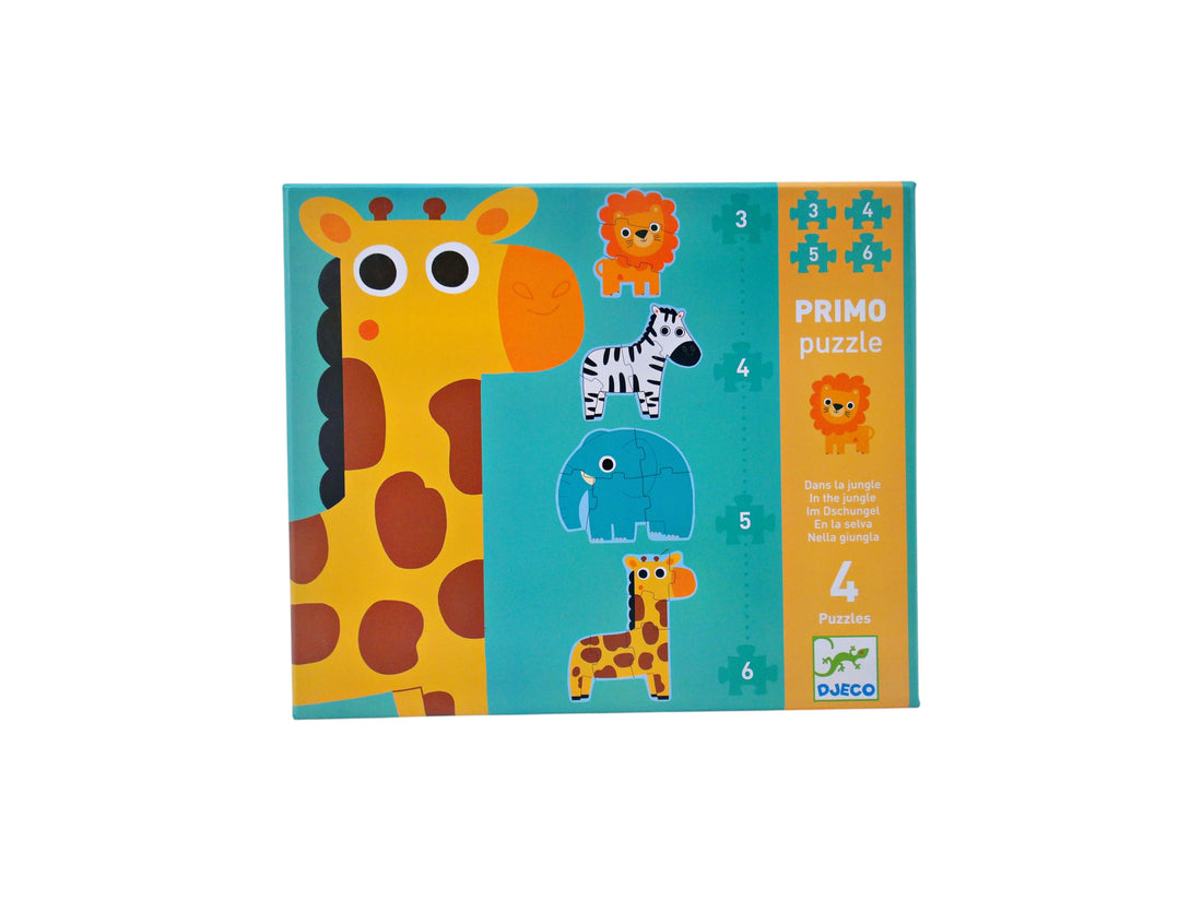 Puzzle primo - Dans la jungle x 4