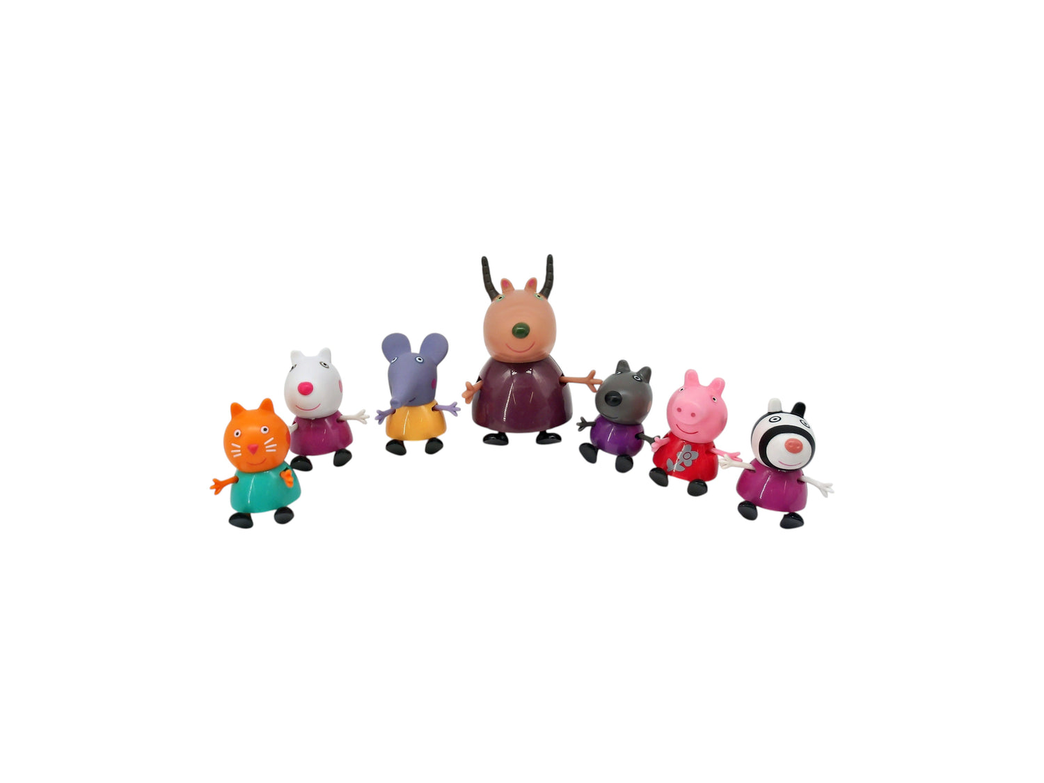 Figurines - Peppa Pig en classe - x7
