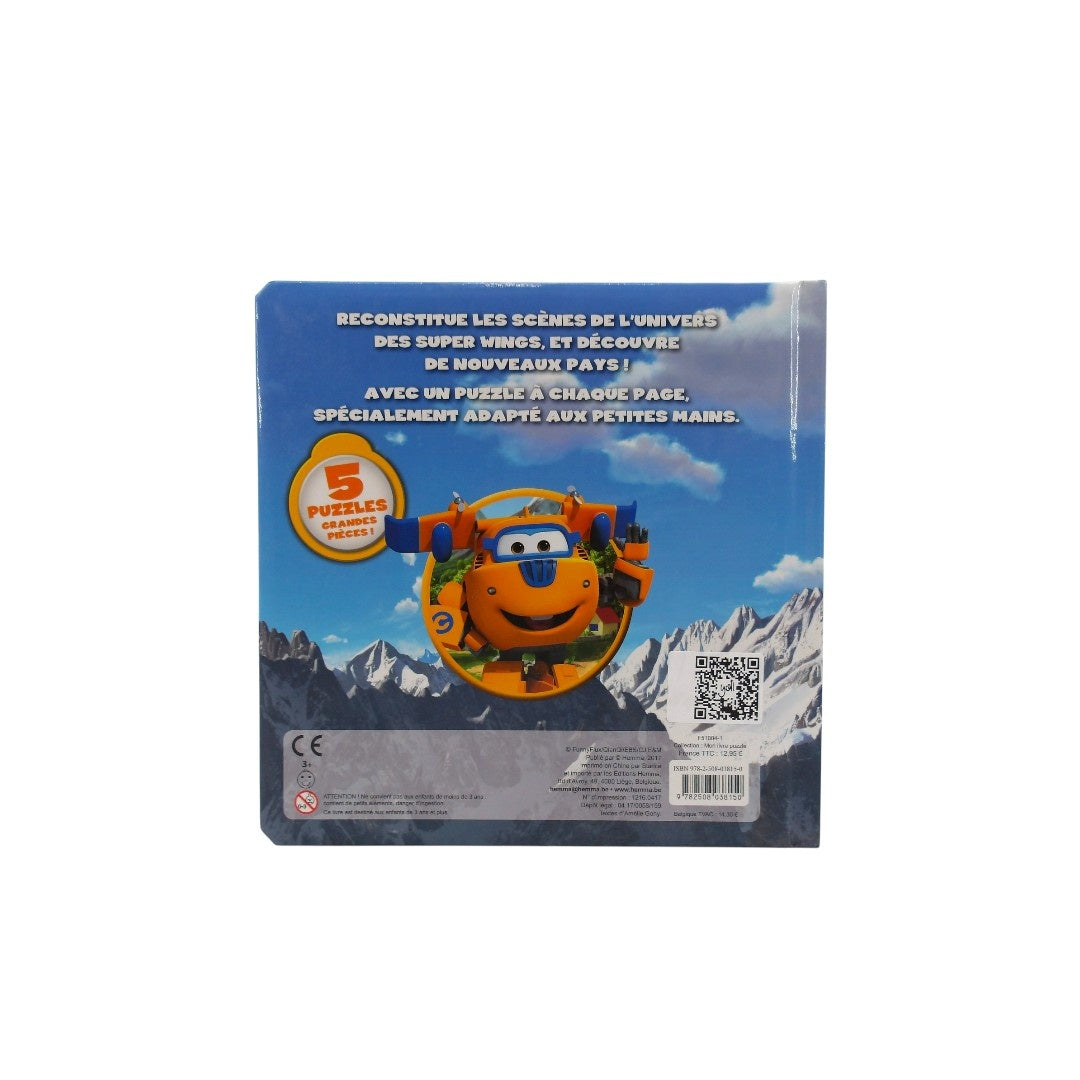 Puzzle livre - Super Wings-  5x9 pièces - Édition 2017