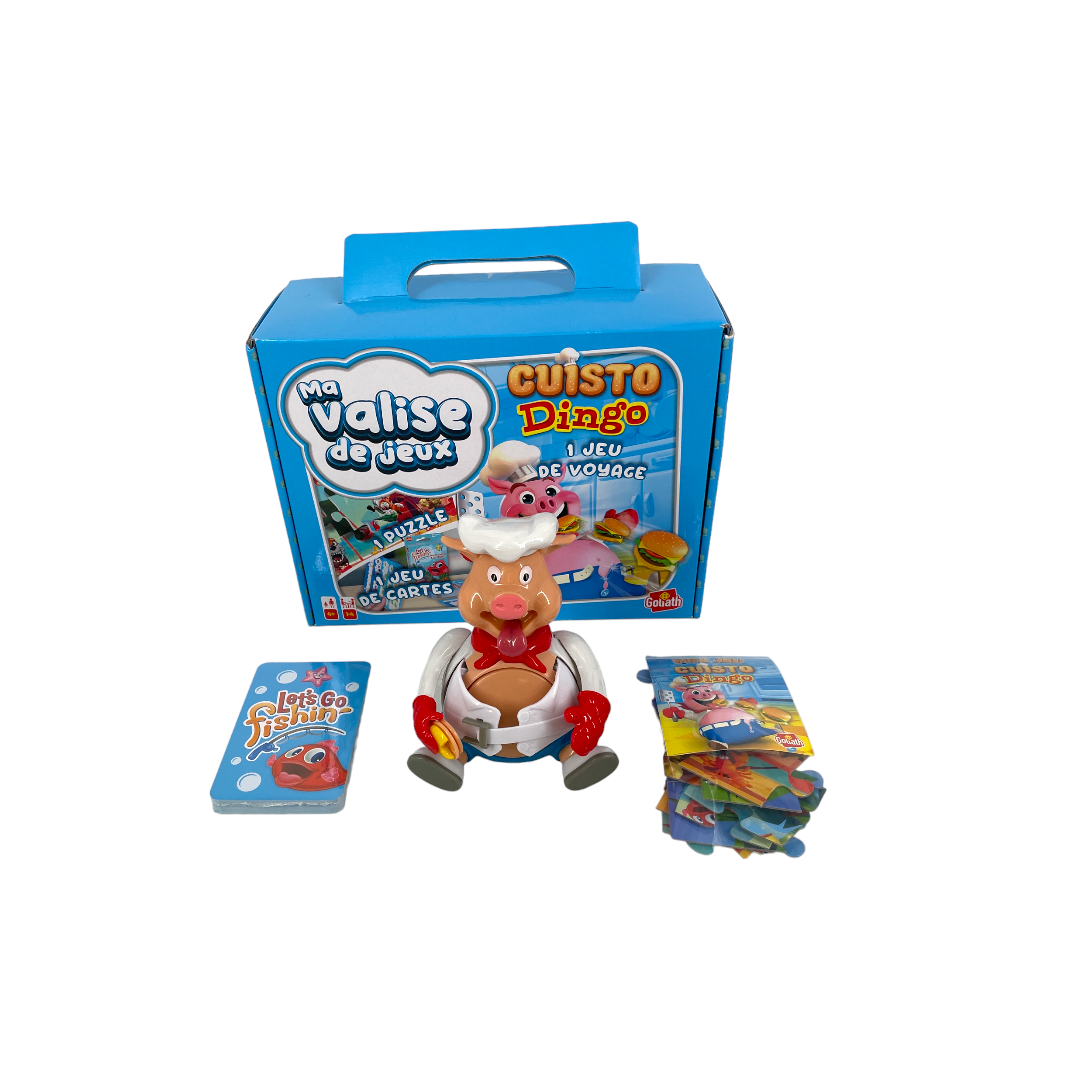 Jeu d occasion reconditionne Ma valise de jeux Cuisto Dingo Edition voyage Goliath Yoti Boutique