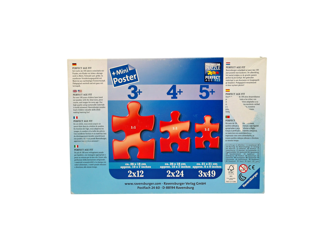 Puzzle - Disney - 3x49 pièces