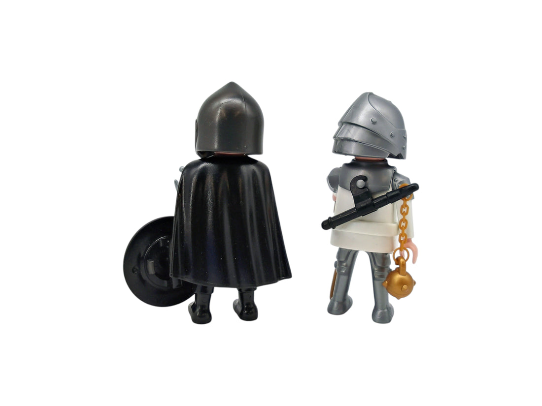 Playmobil - Set 6847 - Knights - Chevalier noir et chevalier d&