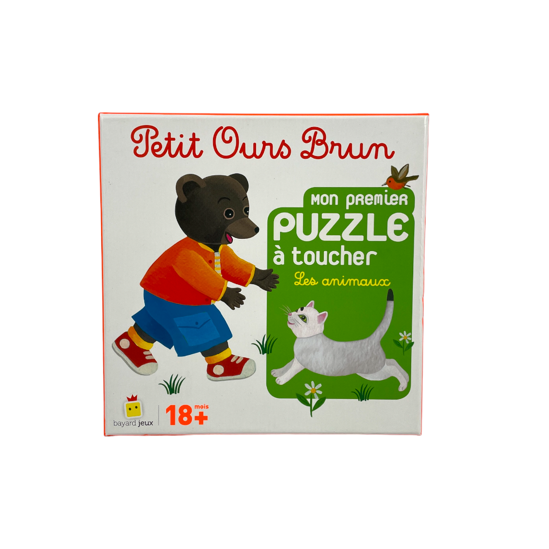 Petit Ours Brun - Mon premier puzzle à toucher - Les animaux- Édition 2017