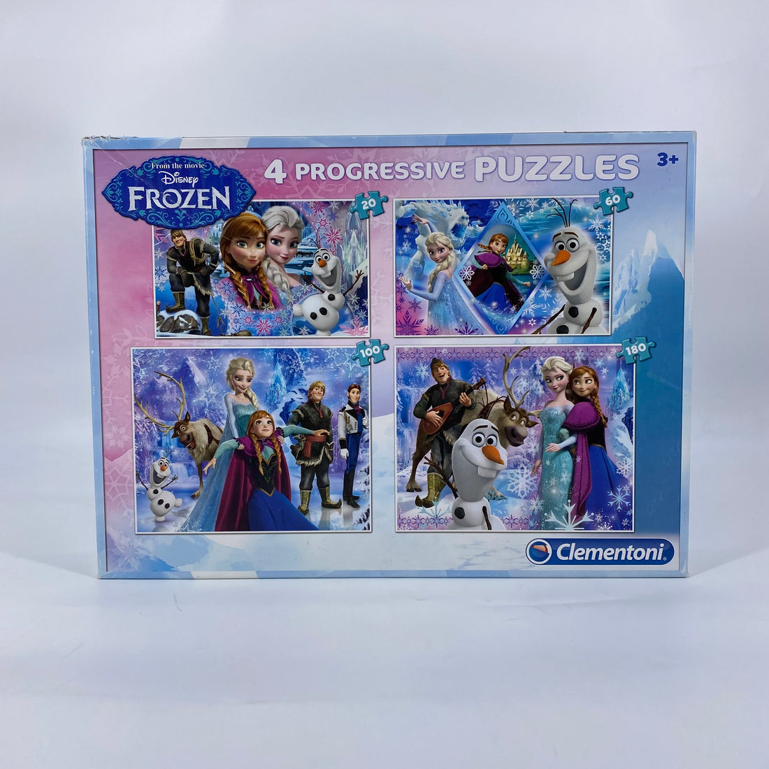 4 Puzzles progressifs - Disney - Frozen
