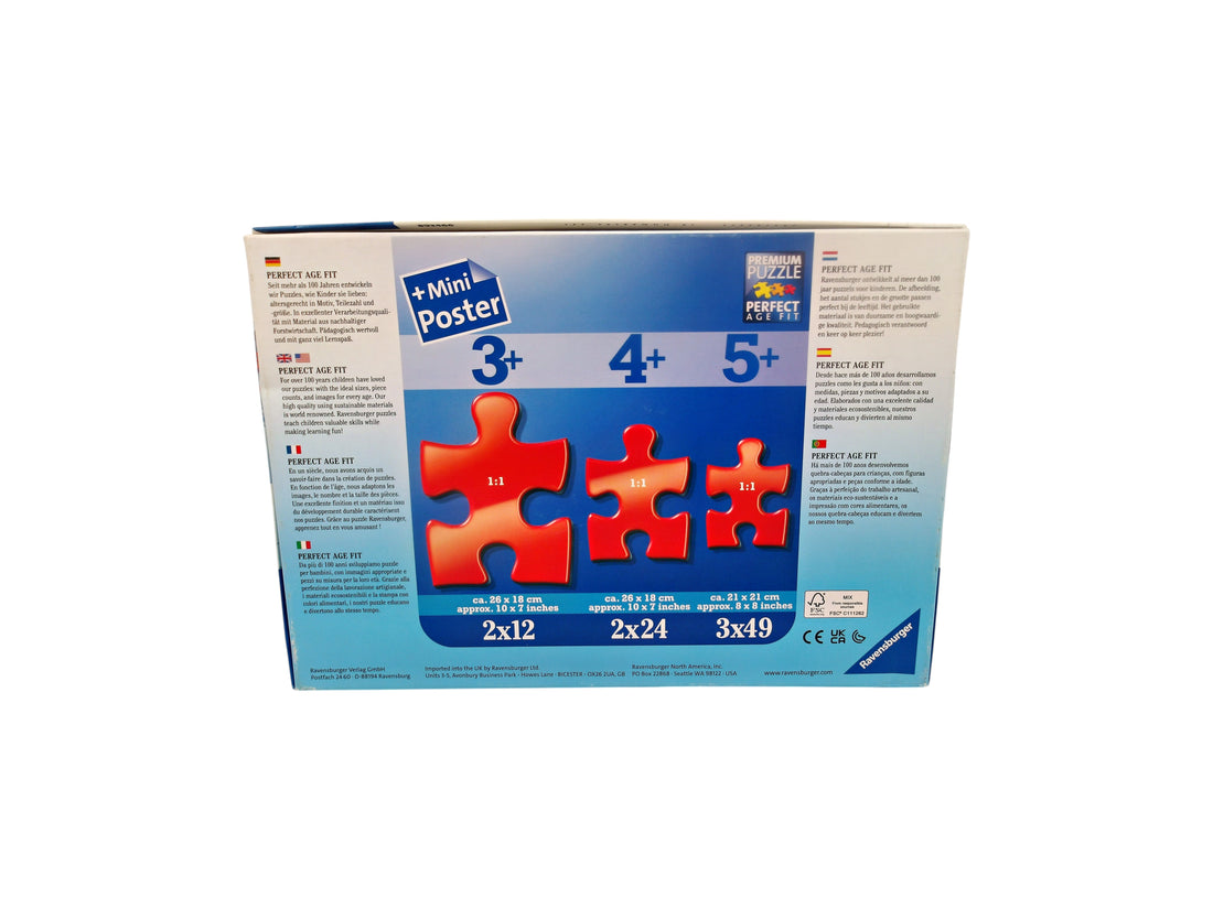 Puzzle Disney - La reine des neiges - 2 x 12 pièces