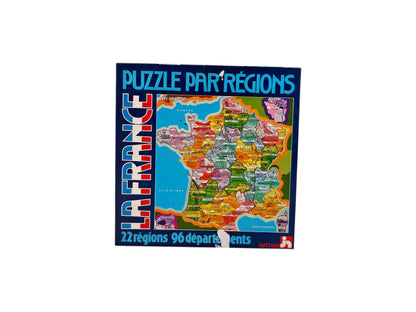 Puzzle - La France par départements - 116 Pièces - Édition 1986