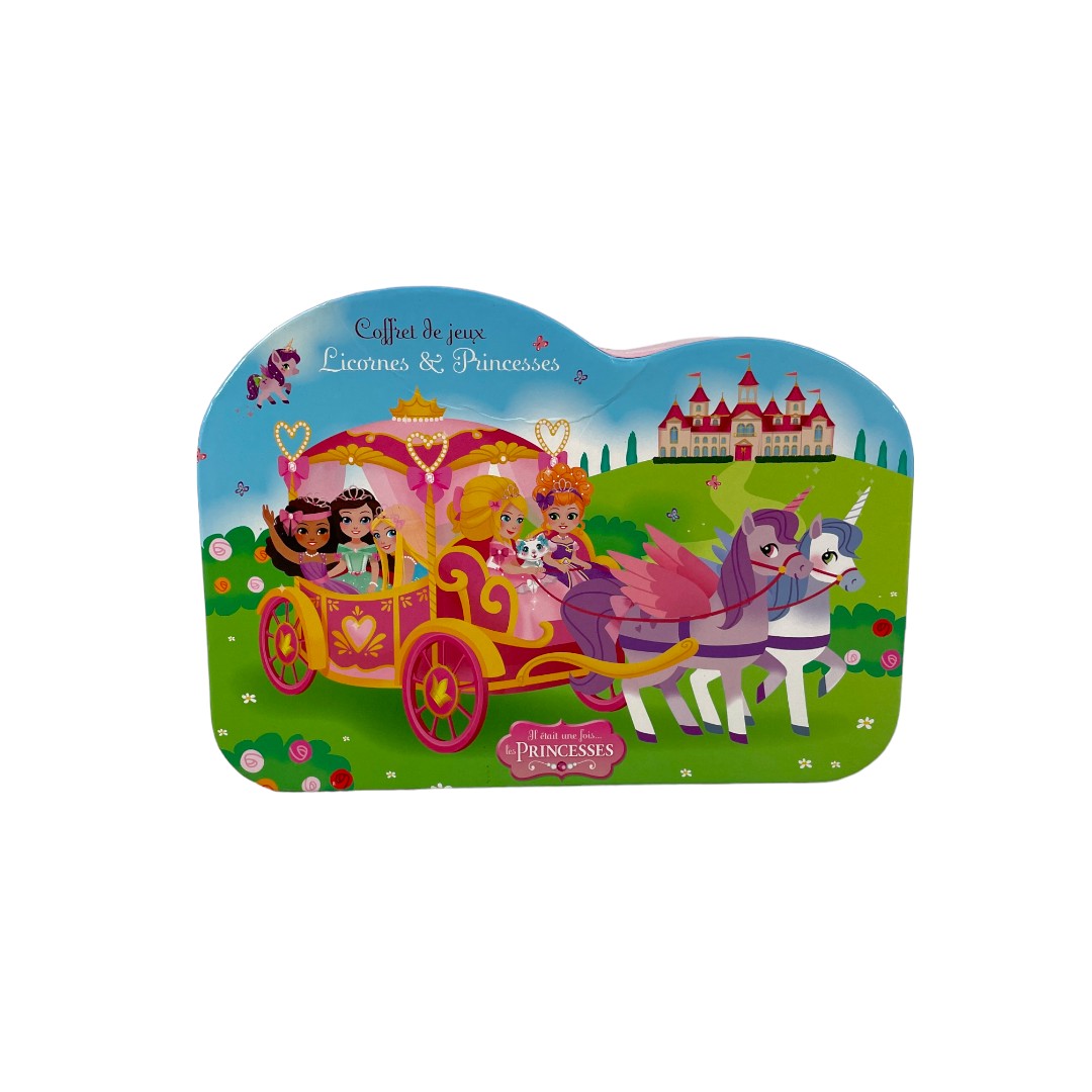 Coffret de jeux licornes et princesses