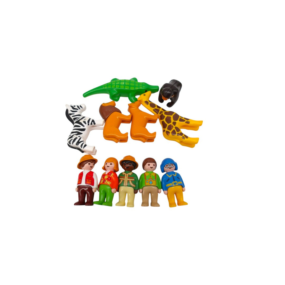 Playmobil 1.2.3 - Grand safari africain - Set 5047