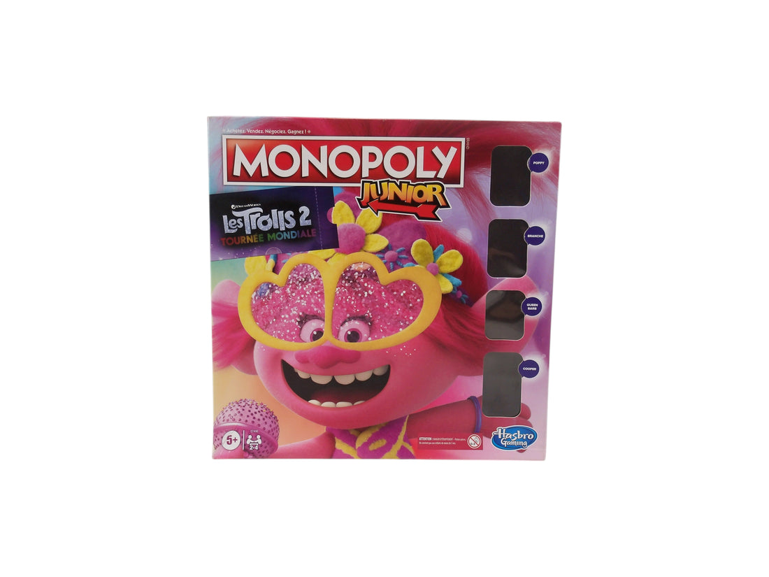 Monopoly junior - Les Trolls 2 - Tournée mondiale- Édition 2019