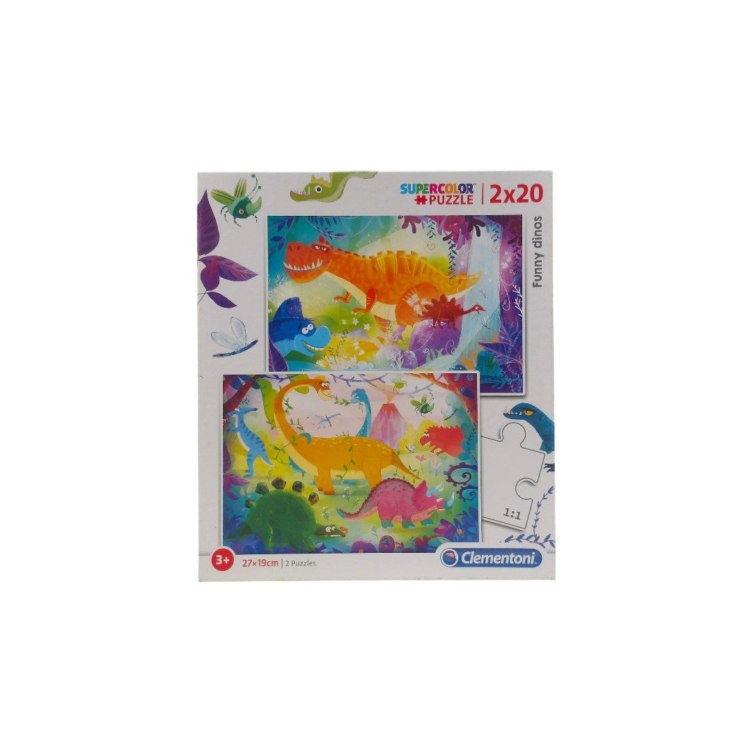 Puzzle - Dinosaures - 2x 20 pièces