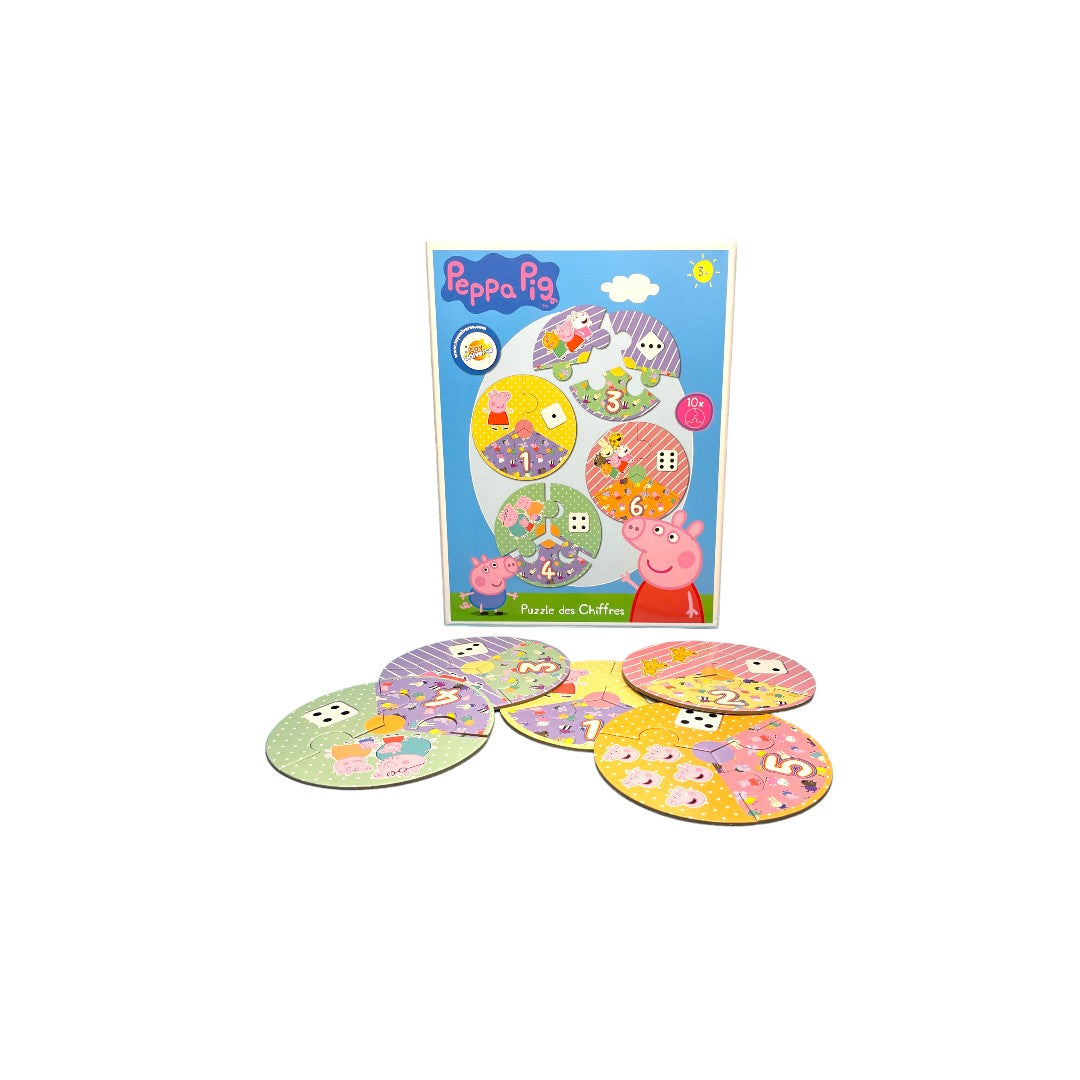 Peppa Pig - Puzzles des chiffres- Édition 2021