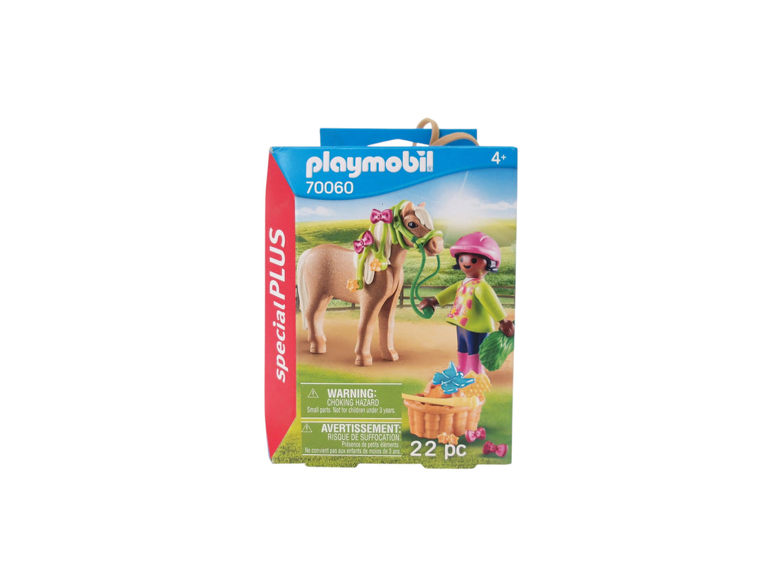 Playmobil Spécial Plus - Cavalière avec poney - Set 70060