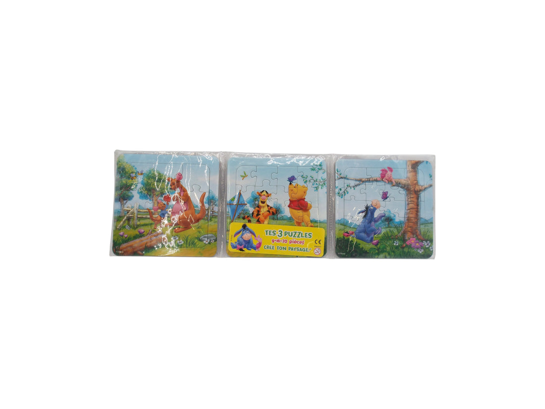 Album de 3 puzzles Winnie l&