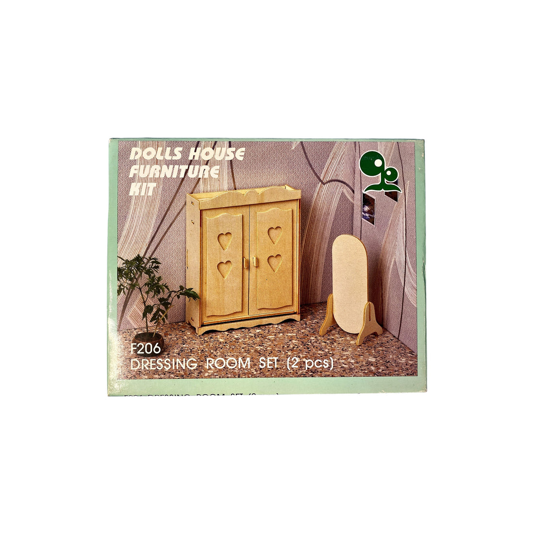 Maquettes miniatures dressing chambre bois  - F206 