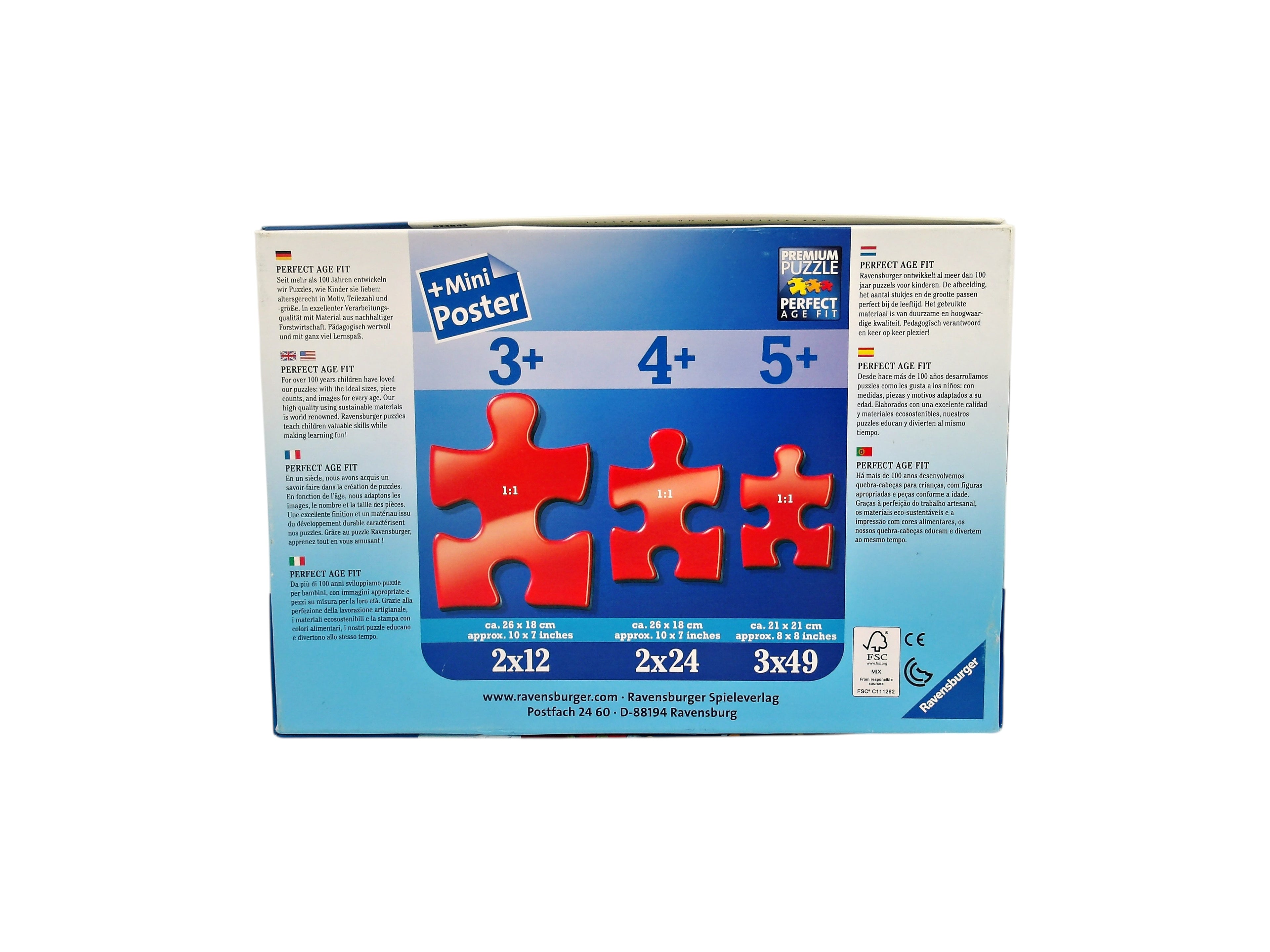 Puzzle - Sam le pompier - 2x12 pièces- Édition 2015