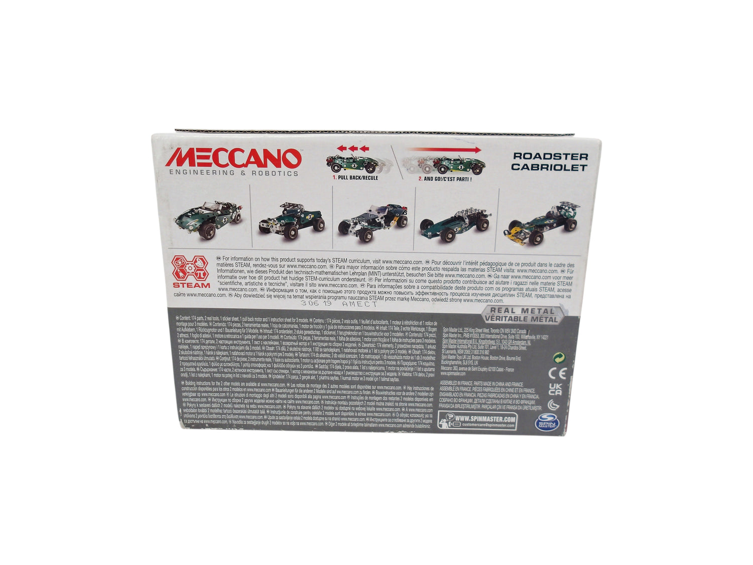 Meccano - Roadster Cabriolet 5 en 1 