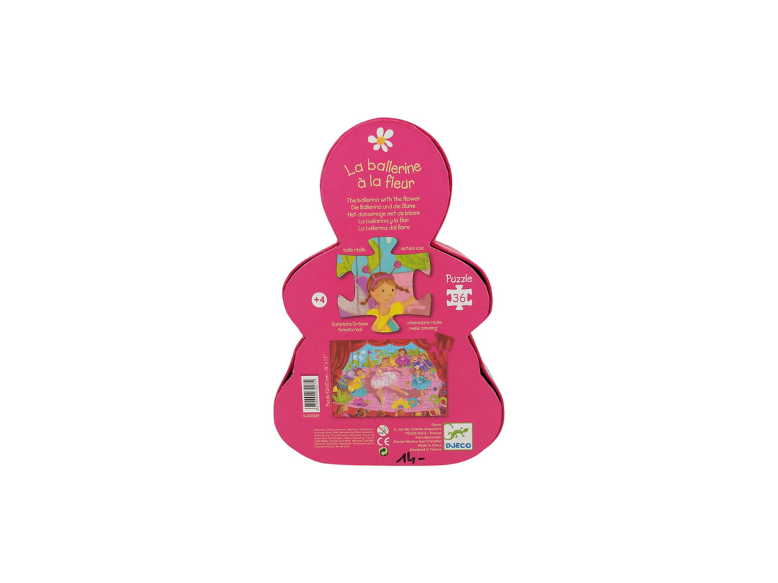 Puzzle - La ballerine à la fleur - 36 pièces