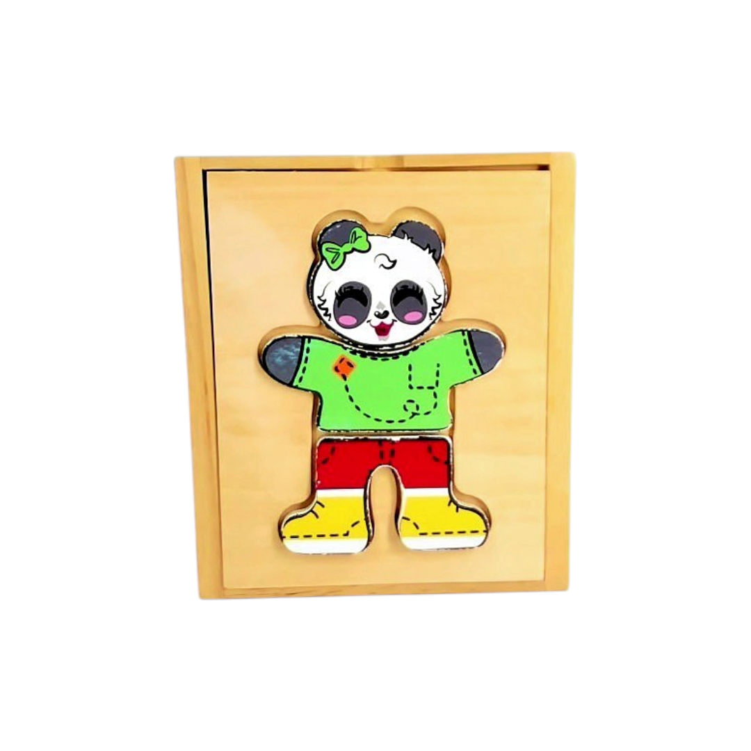 Habille la famille Panda