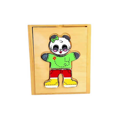 Habille la famille Panda