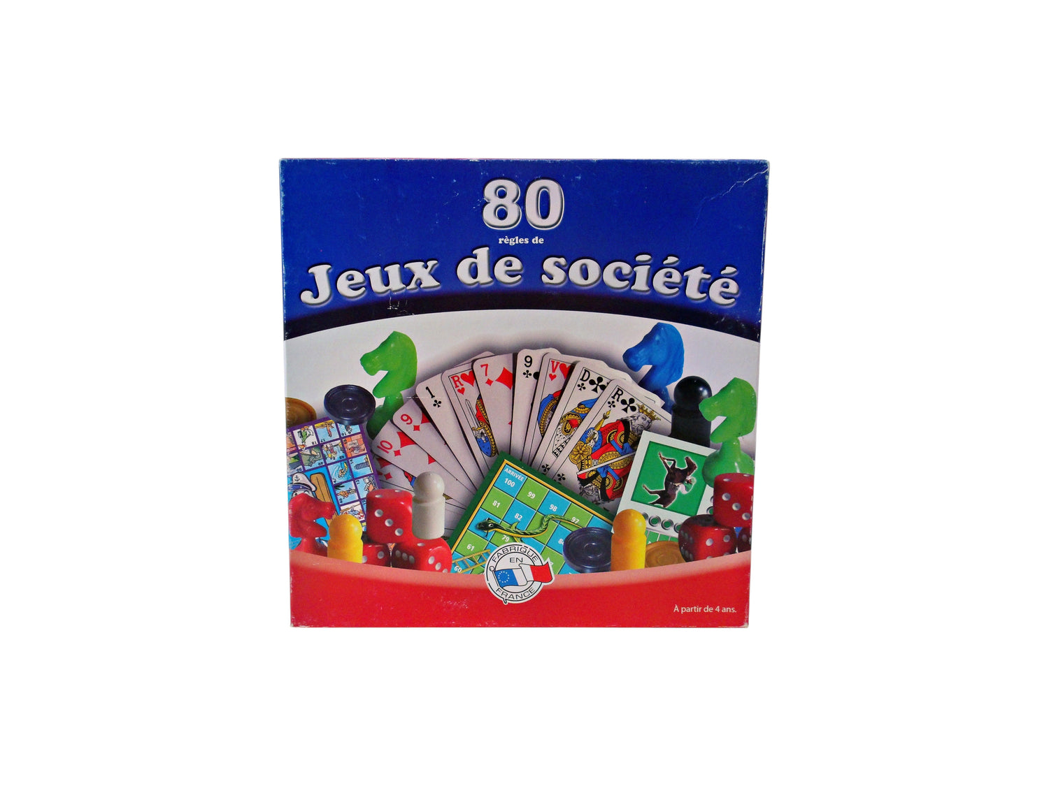 Coffret 80 jeux de société 80 