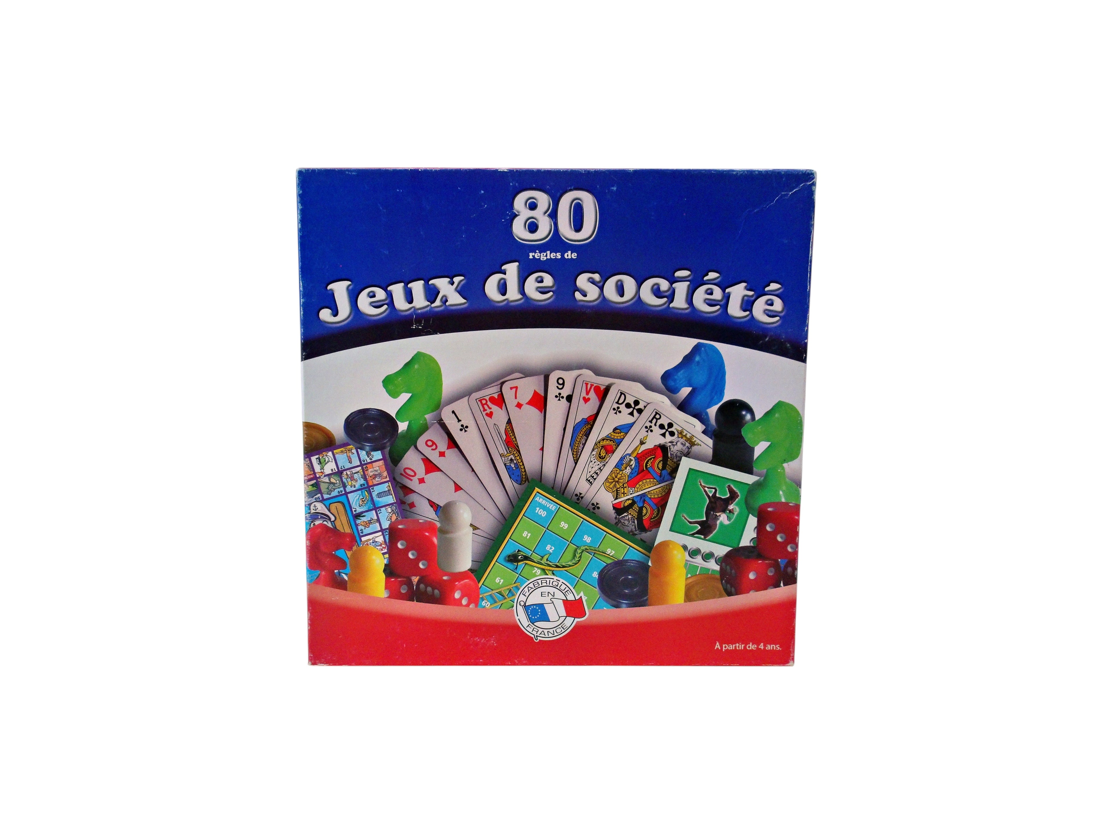 Coffret 80 jeux de société 80 