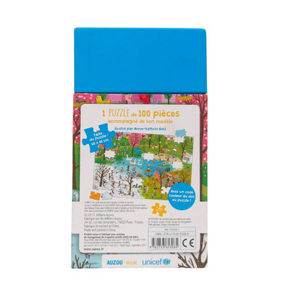 Mon puzzle des 4 saisons - Unicef - 100 pièces- Édition 2017