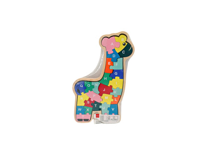 Puzzle bois - Girafe - Alphabet 