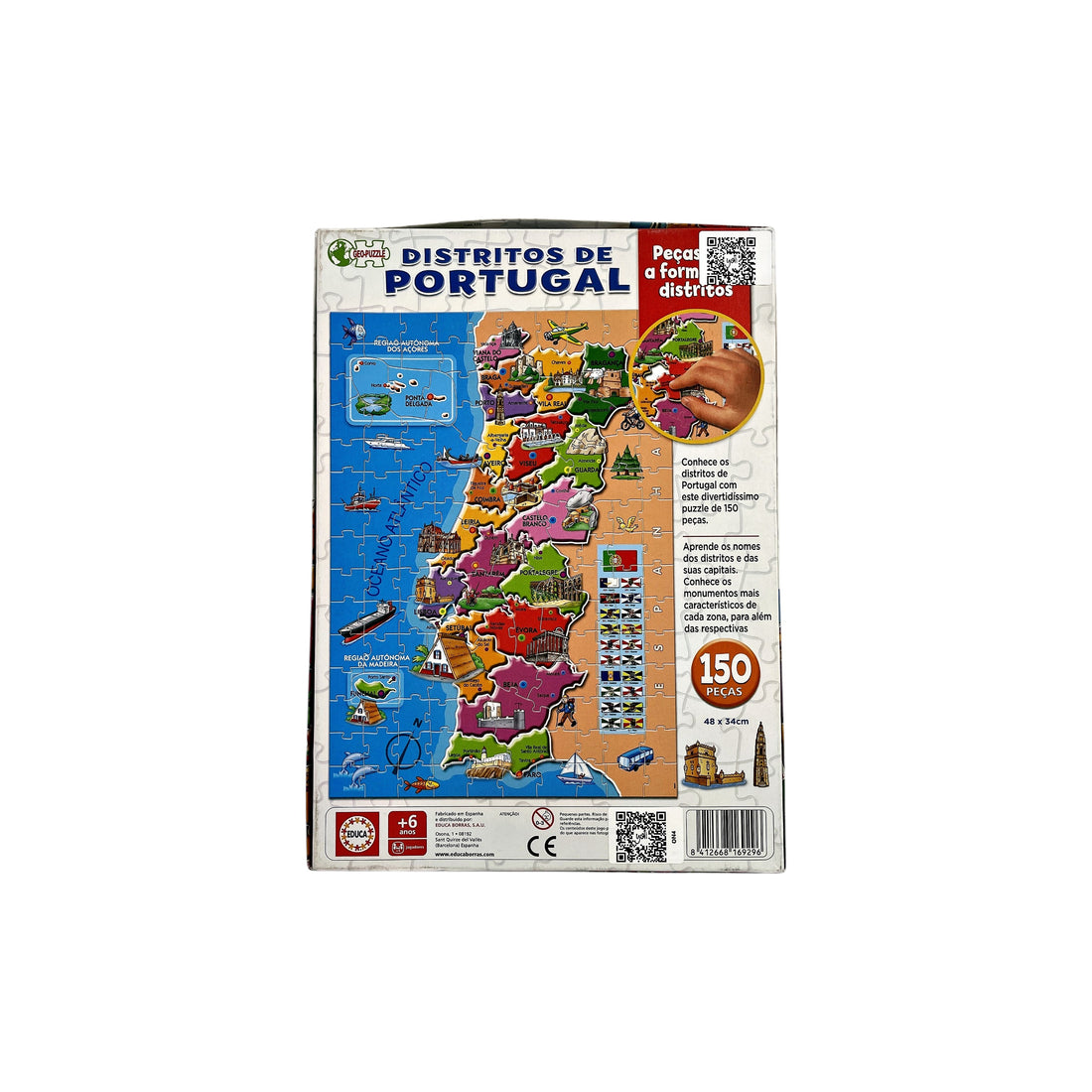 Puzzle de régions du Portugal - 150 pièces