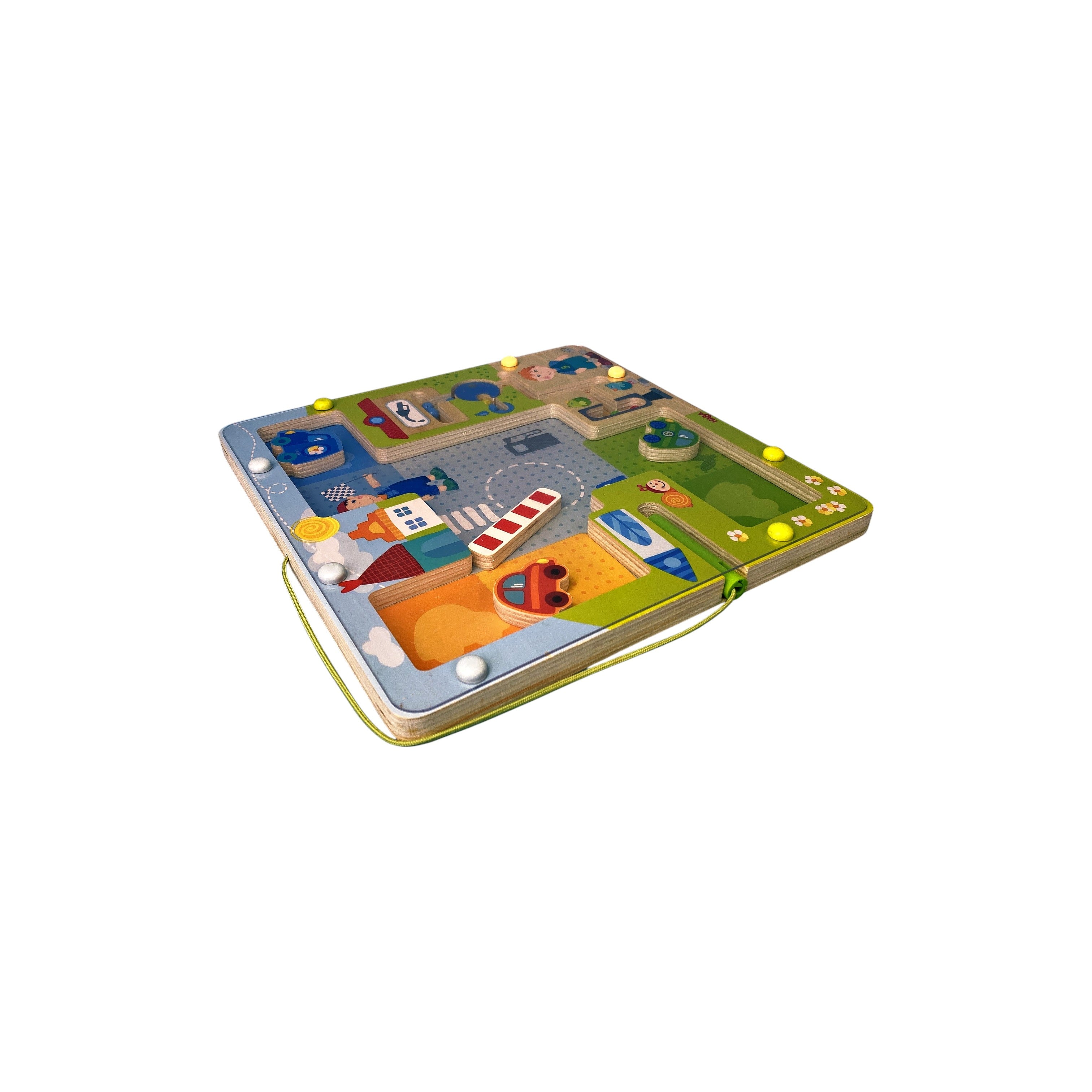 Jeu magnétique sur la route