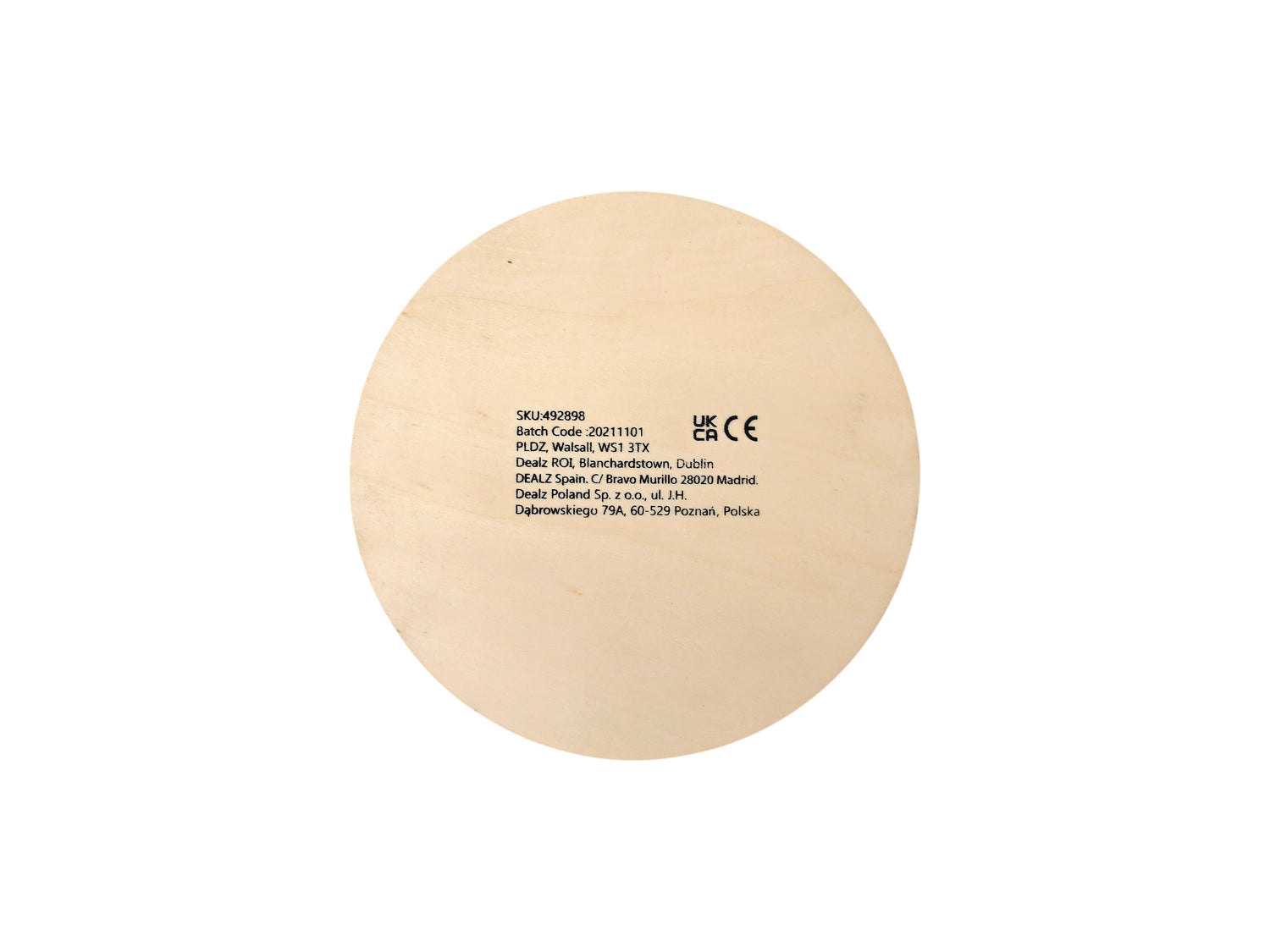 Horloge en bois d&
