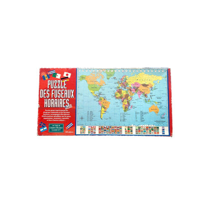 Puzzle - Fuseaux horaires - 140 pièces- Édition 2001