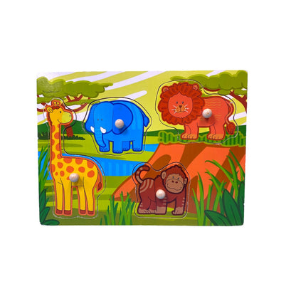 Puzzle encastrable - Animaux de la savane