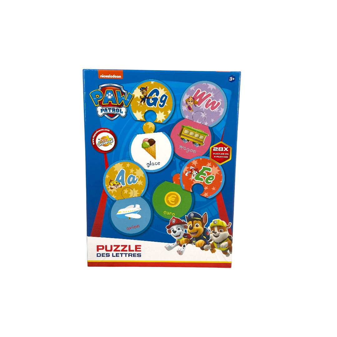 Puzzle des lettres - Paw Patrol