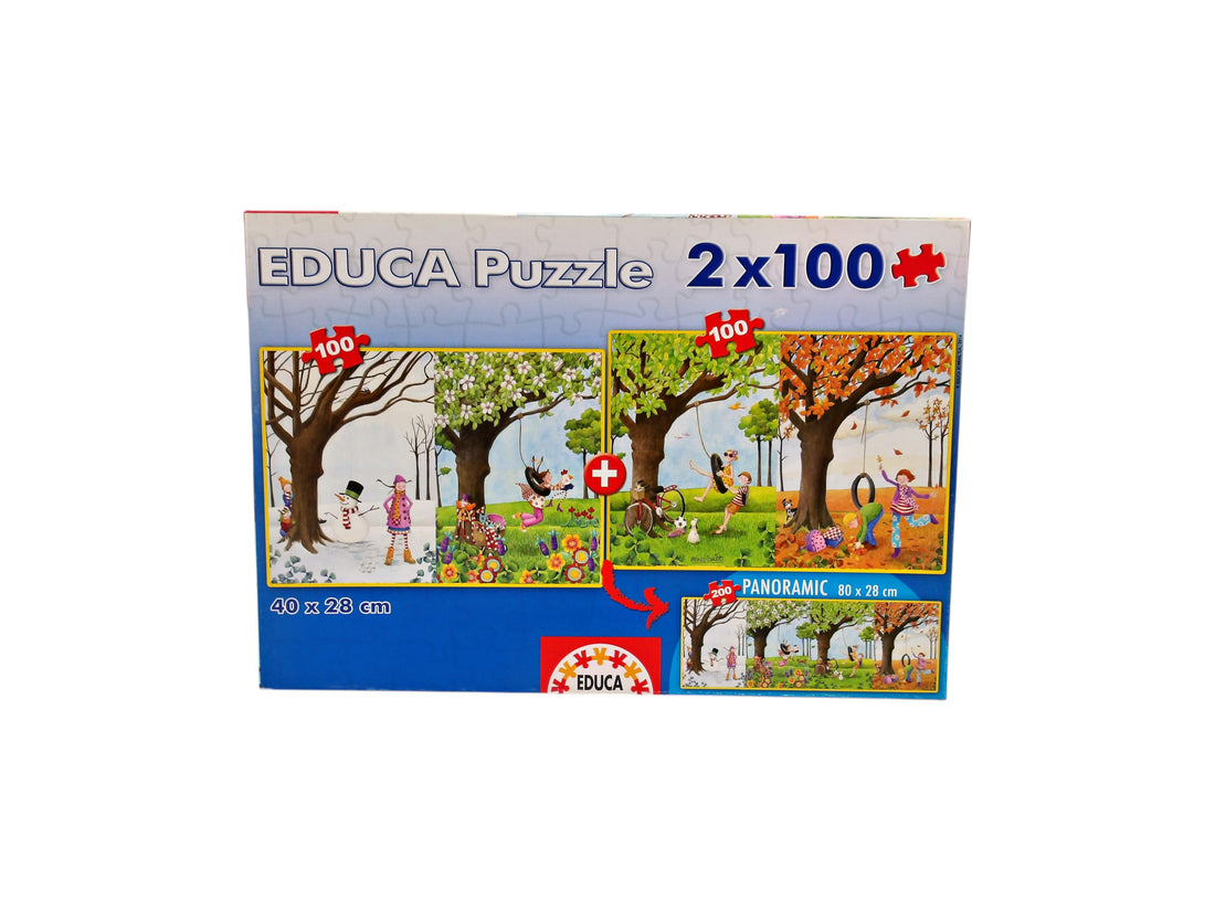 Puzzle - Les quatre saisons - 2x100 pièces