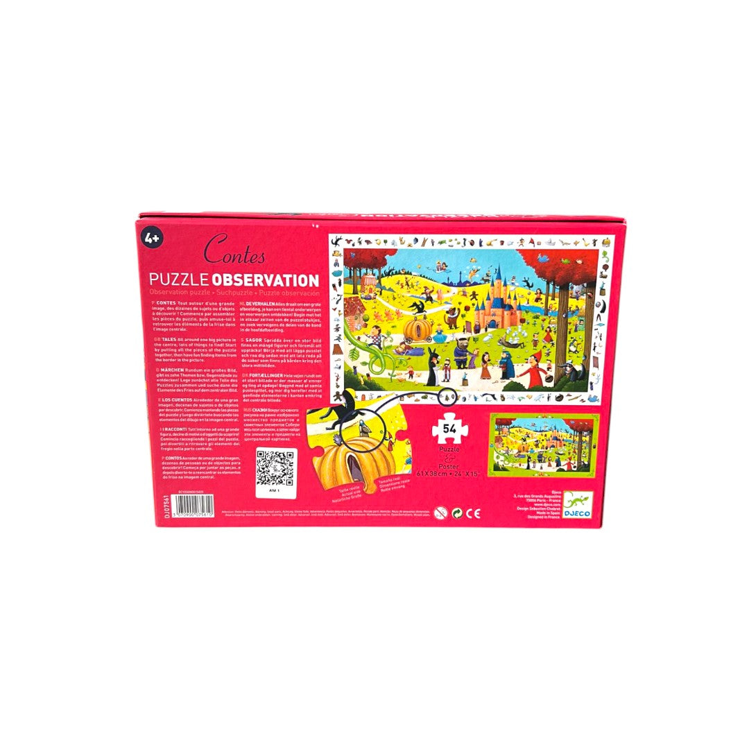 Puzzle observation - Contes - 54 pièces