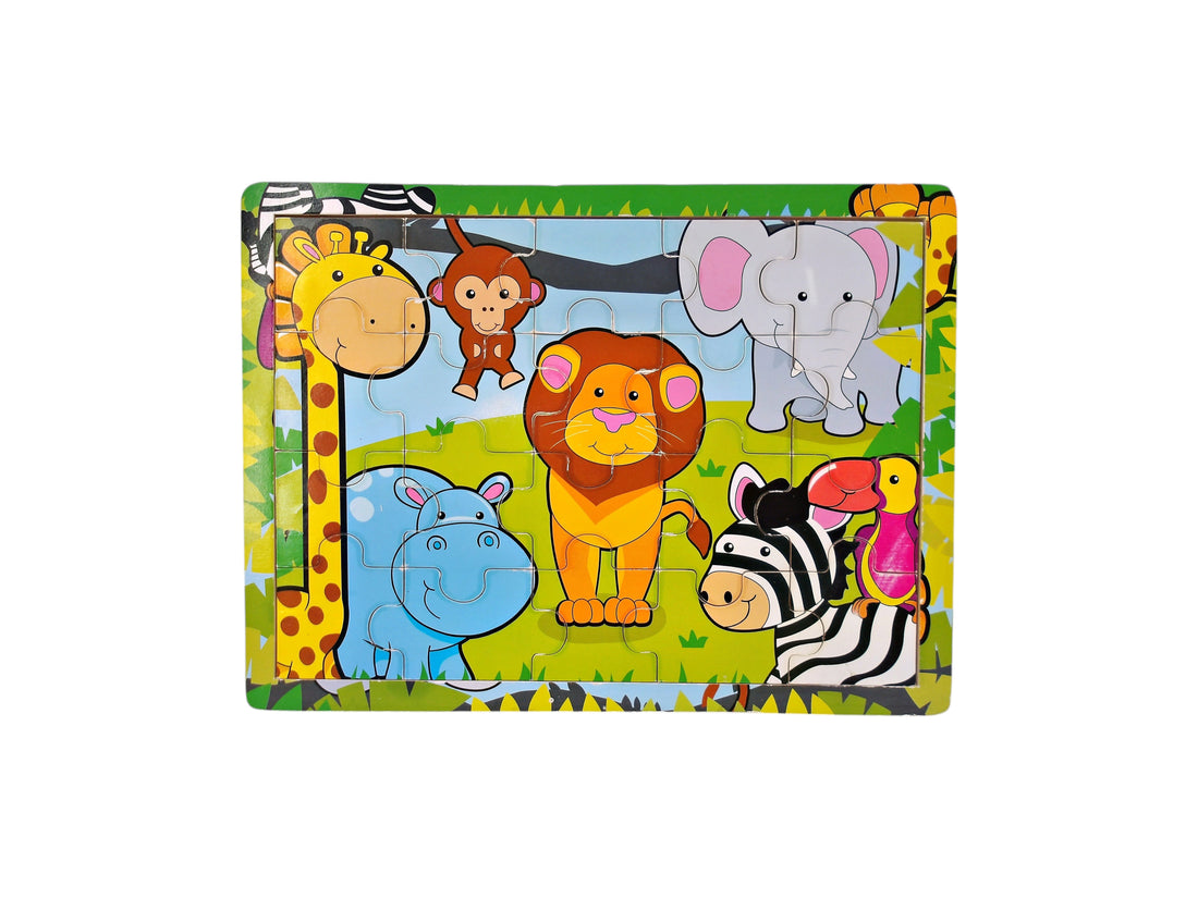 Puzzle - Animaux de la savane - 20 pièces