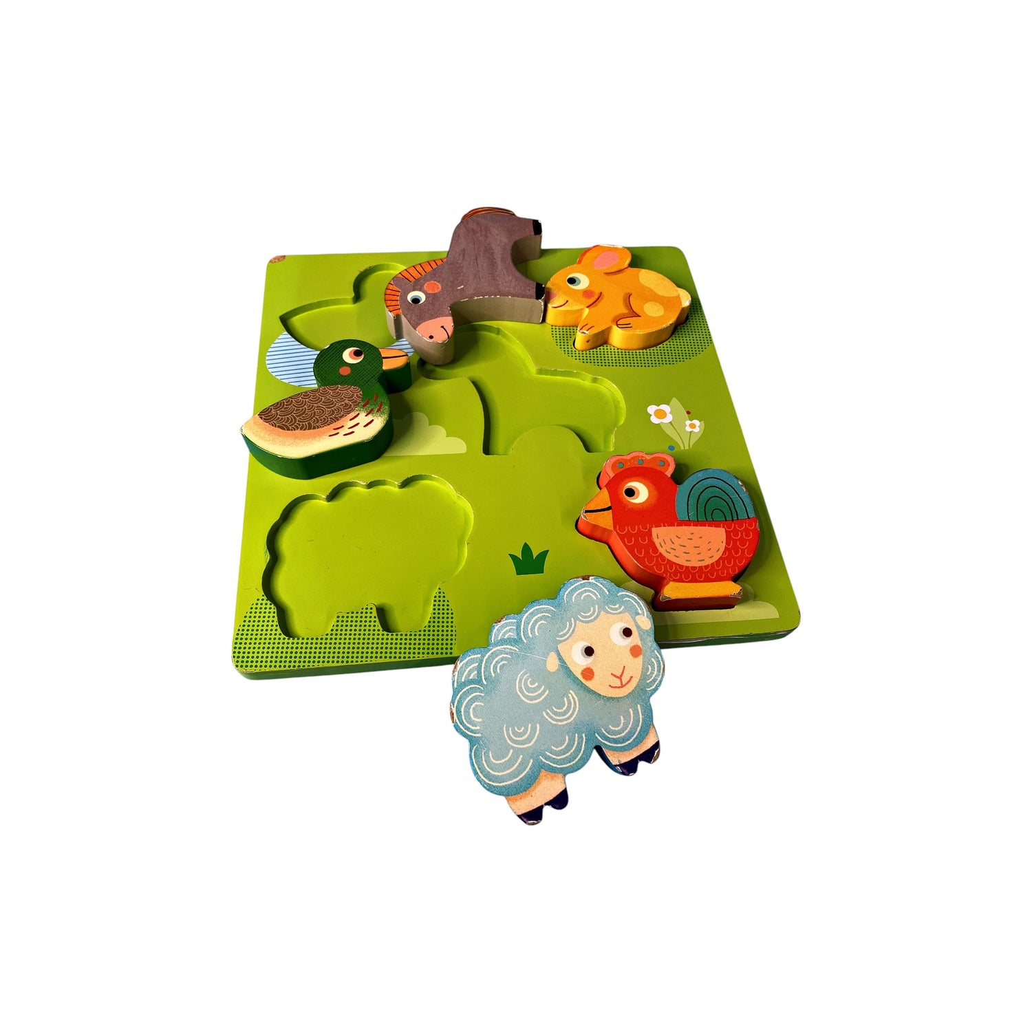 Puzzle - Animaux de la ferme - 5 pièces 