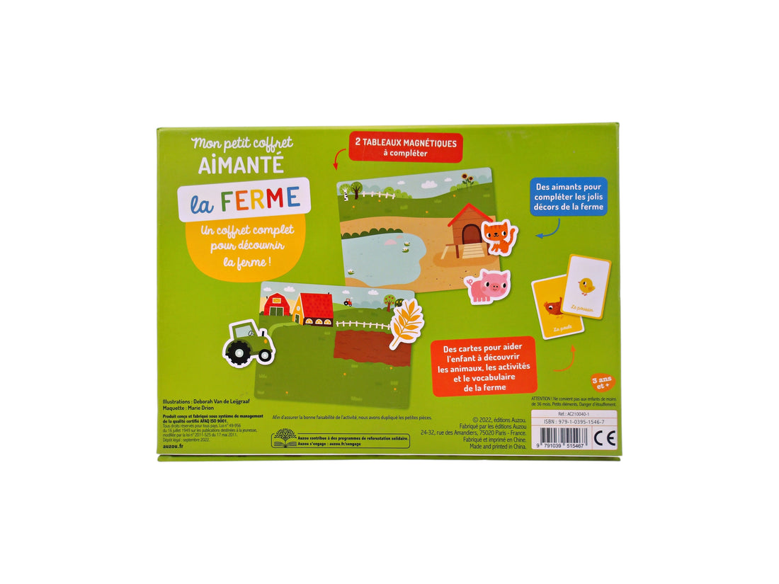 Mon petit coffret aimanté - La ferme- Édition 2022