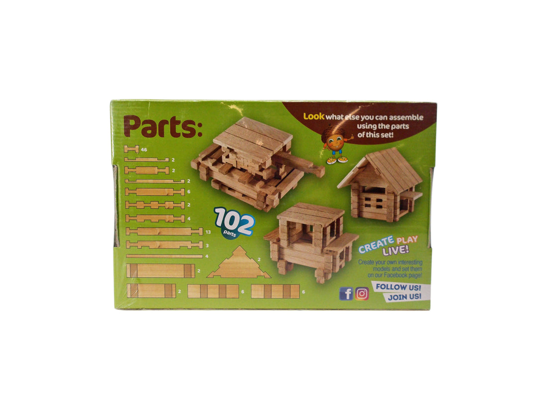 Maison en bois à construire avec véranda