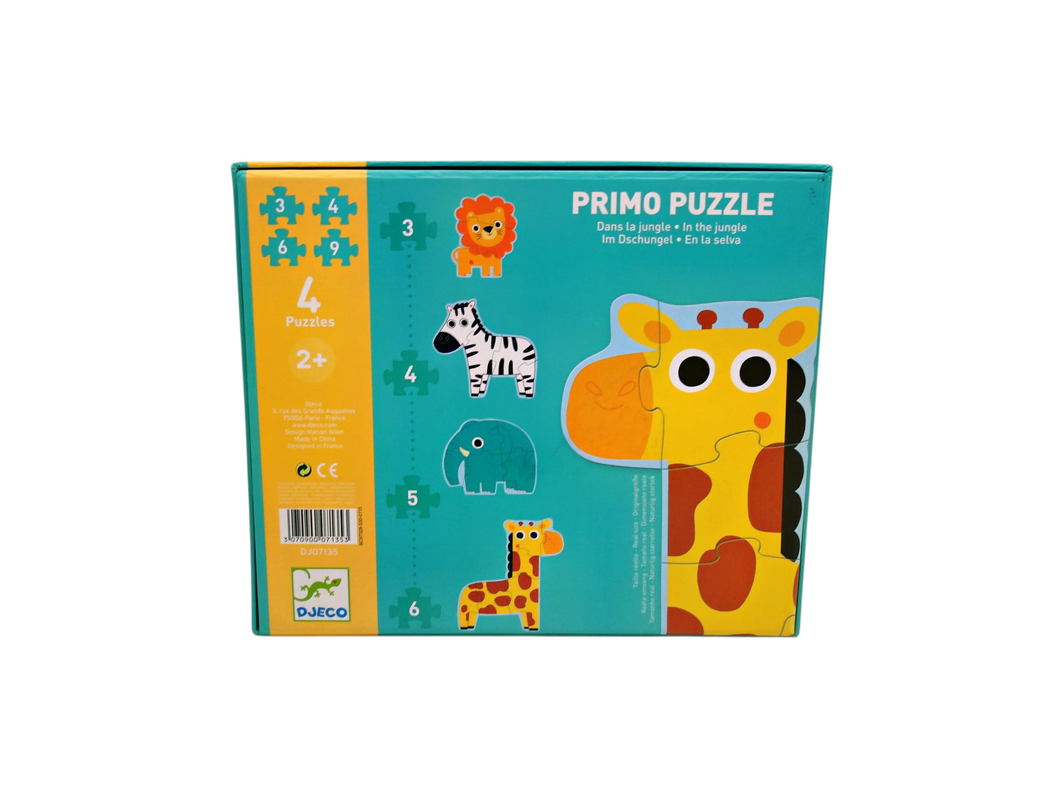 Puzzle primo - Dans la jungle - x4