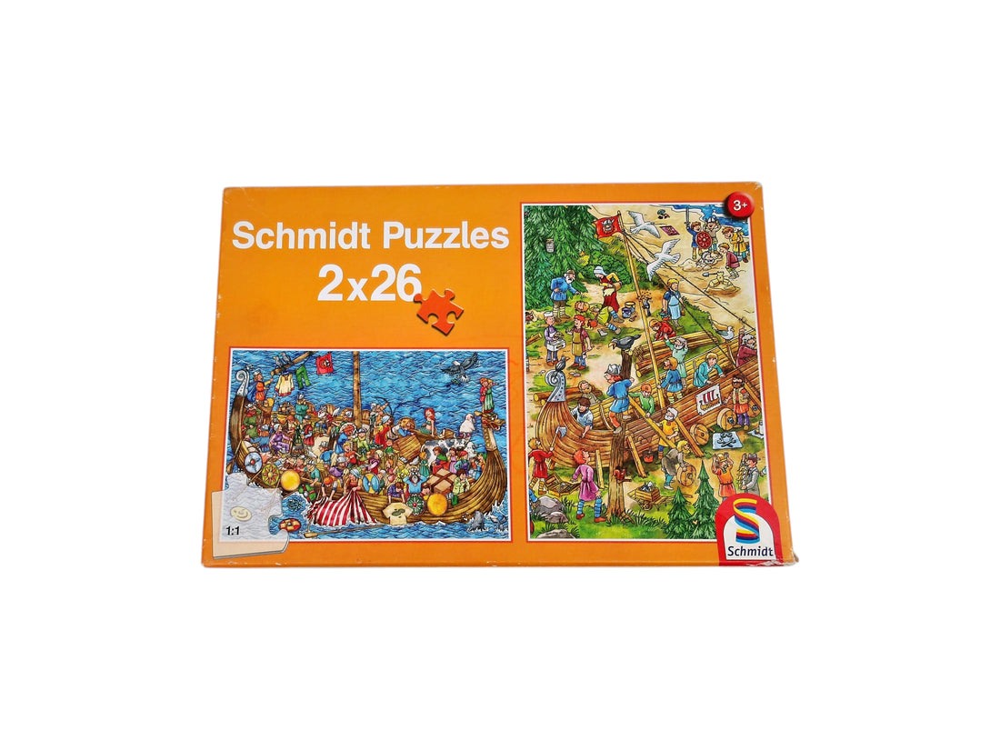 Puzzle - Chez les vikings - 2 x 26 pièces