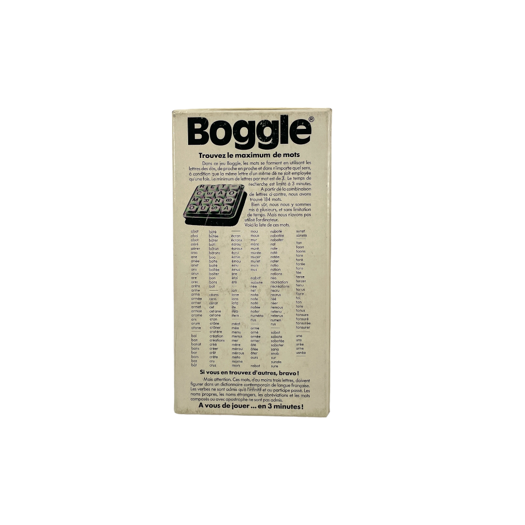 Boggle- Édition 1977