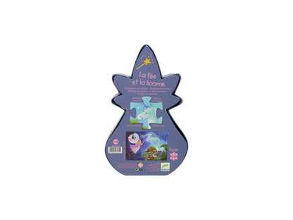 Puzzle - La fée et la licorne - 36 pièces