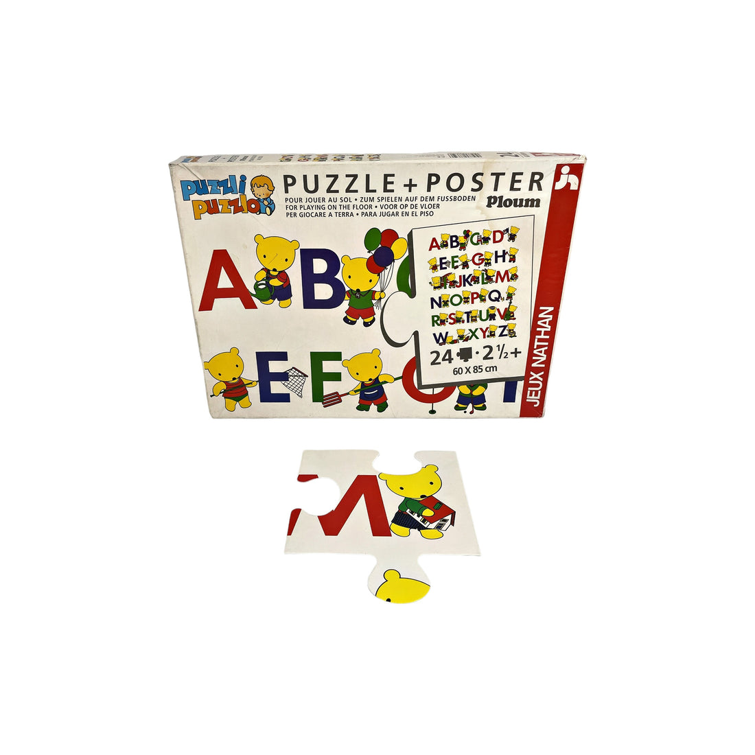 Puzzle alphabet avec poster - L&