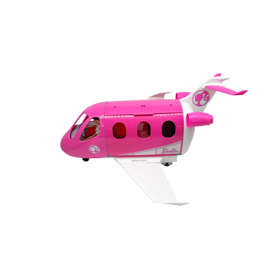 Mon avion de rêve et ses 3 Barbie