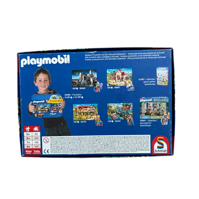 Puzzle Playmobil -- Opération jungle - 150 pièces + figurine- Édition 2015