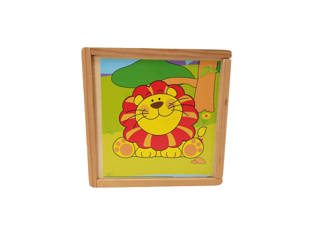 Puzzle cubes - Animaux savane